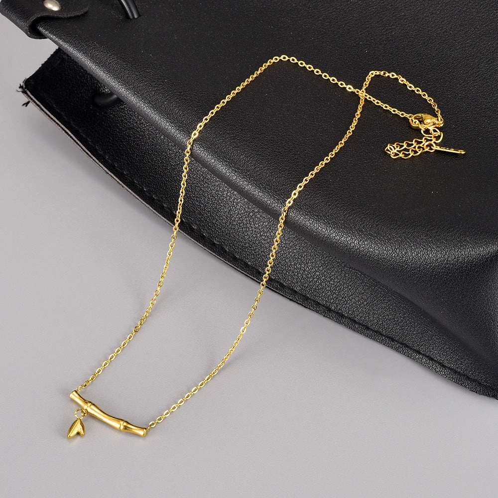 Wholesale Bamboo Titanium Steel Necklaces