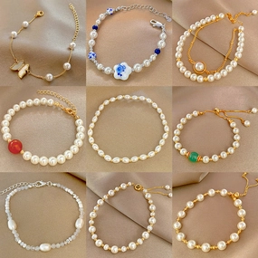 Wholesale Baroque Pearl Bracelets