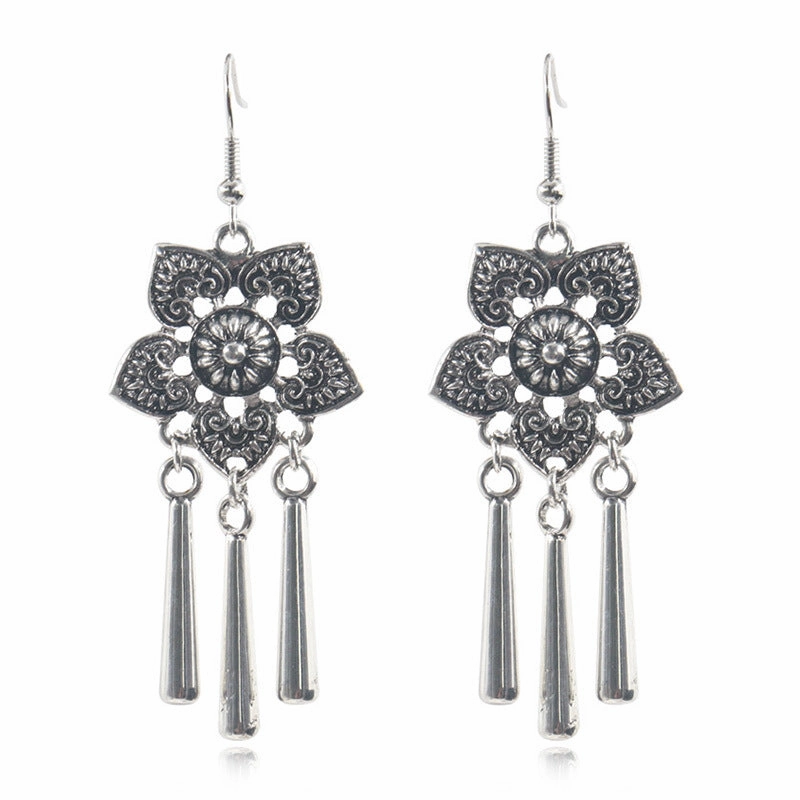 Wholesale Baroque Vintage Alloy Earrings