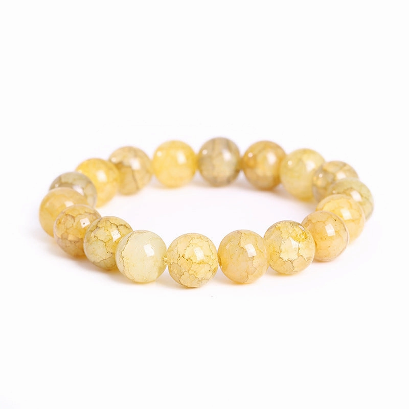 Wholesale Blossom Crystal Crackle Glass Bracelet
