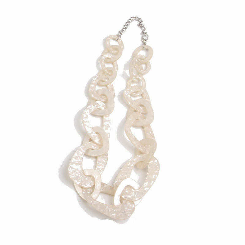 Wholesale Bohemian Acrylic Necklace Sweater Chain