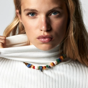 Wholesale Bohemian Beaded Pearl Gravel Necklace