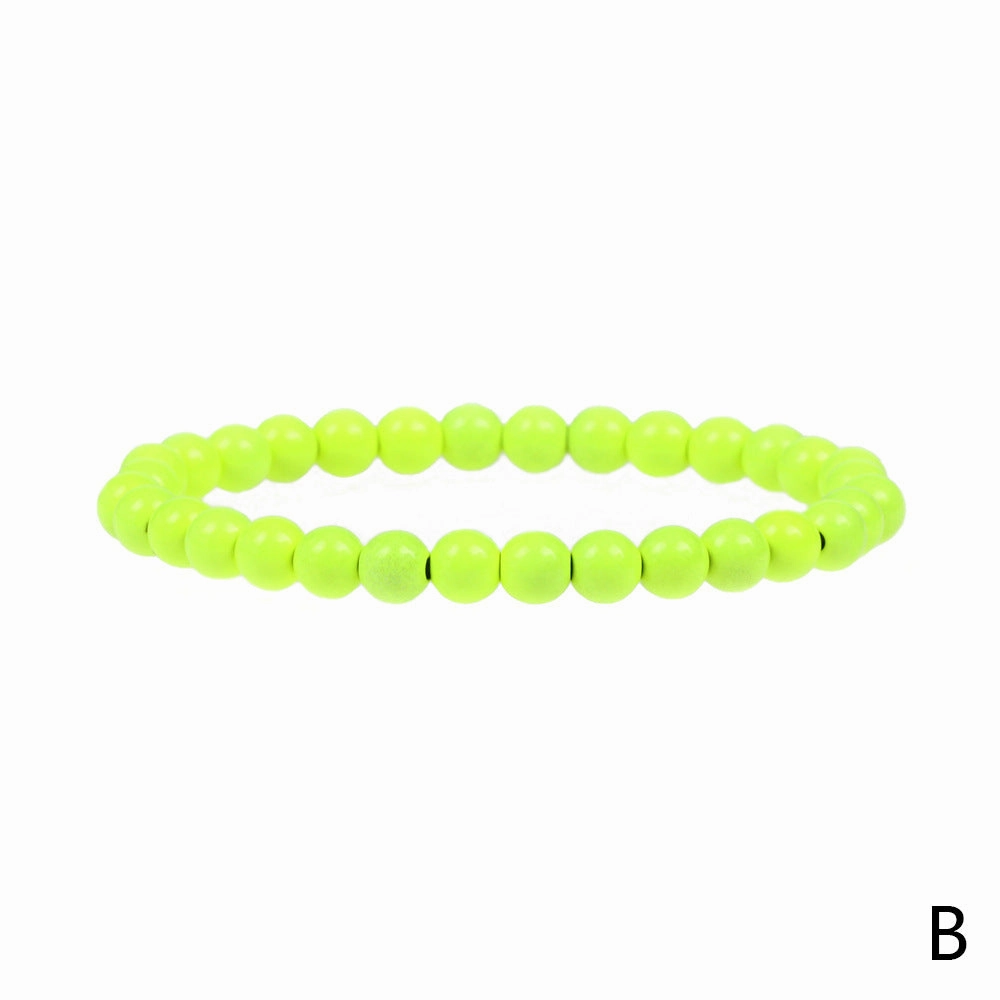 Wholesale Bohemian Color Spray Painted Copper Bracelet