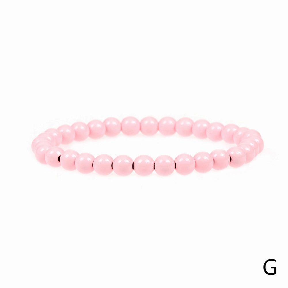 Wholesale Bohemian Color Spray Painted Copper Bracelet