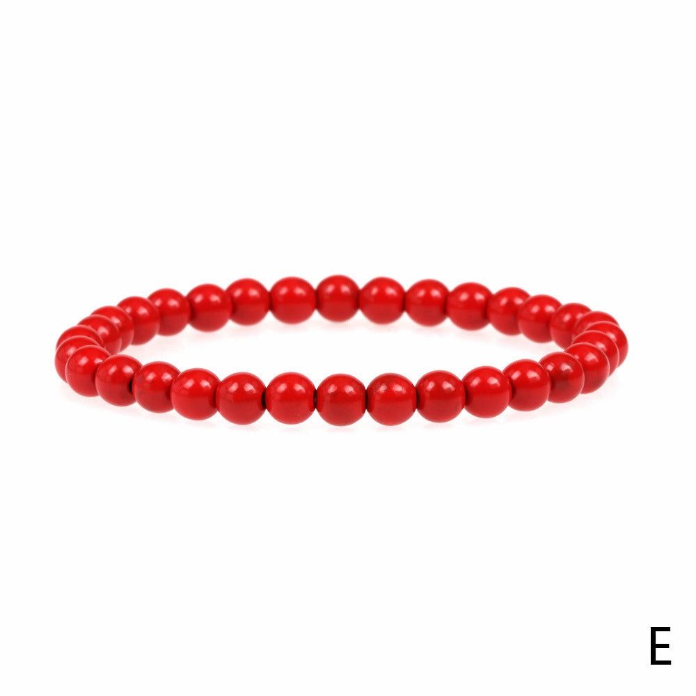 Wholesale Bohemian Color Spray Painted Copper Bracelet