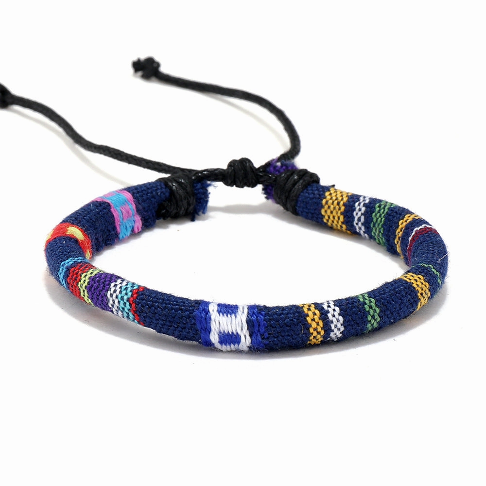 Wholesale Bohemian Colored Wax Rope Bracelet