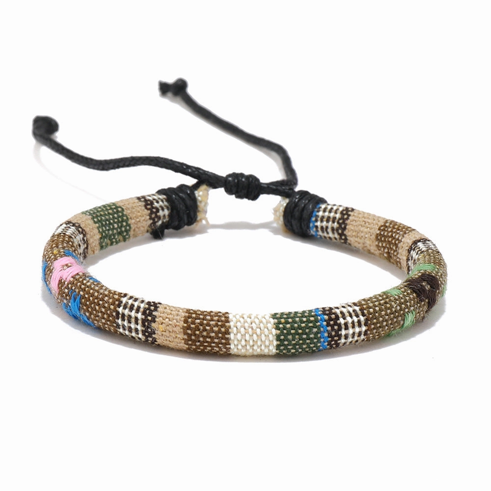 Wholesale Bohemian Colored Wax Rope Bracelet