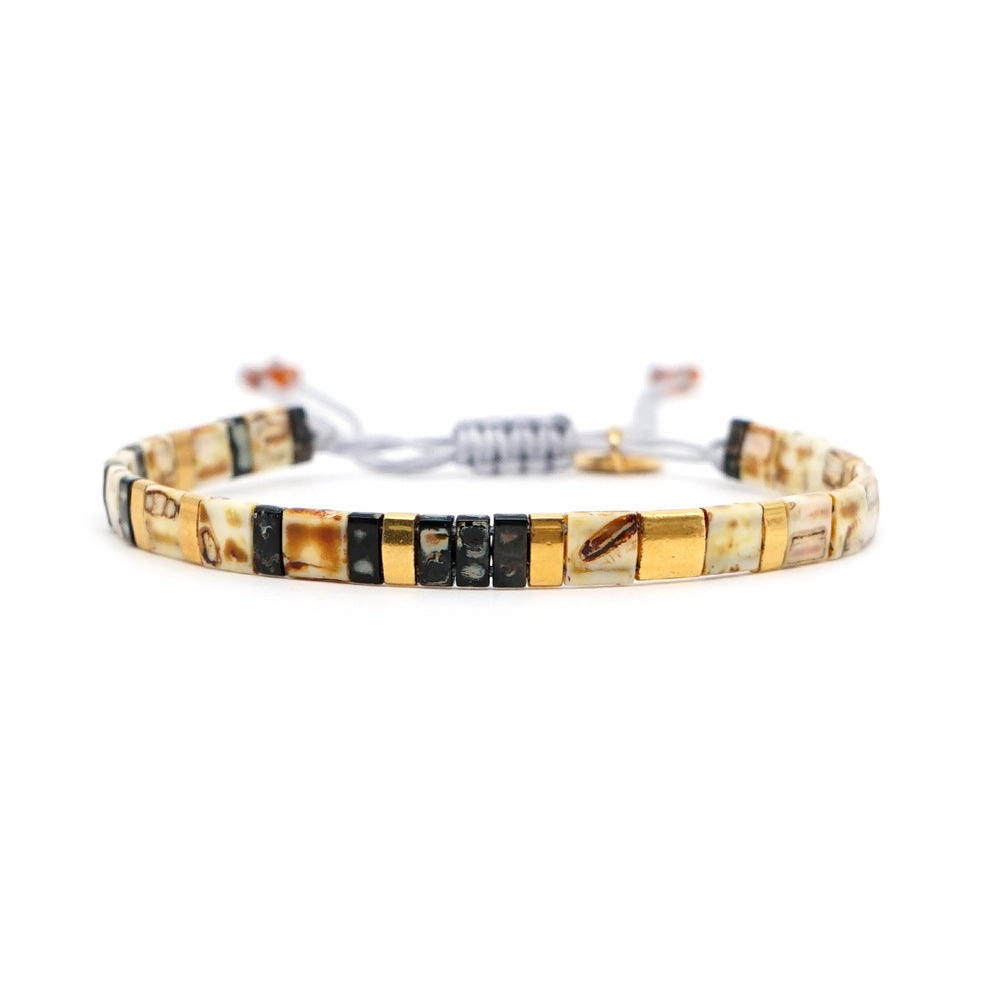 Wholesale Bohemian Couples Tila Beads Bracelet
