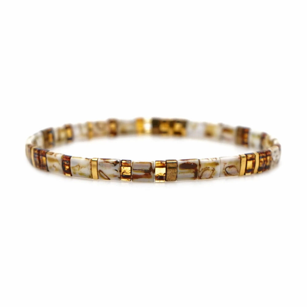 Wholesale Bohemian Couples Tila Beads Bracelet