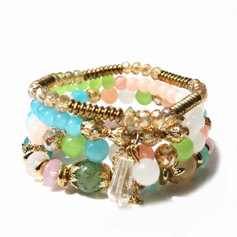 Wholesale Bohemian Crystal Glass Beads Bracelet
