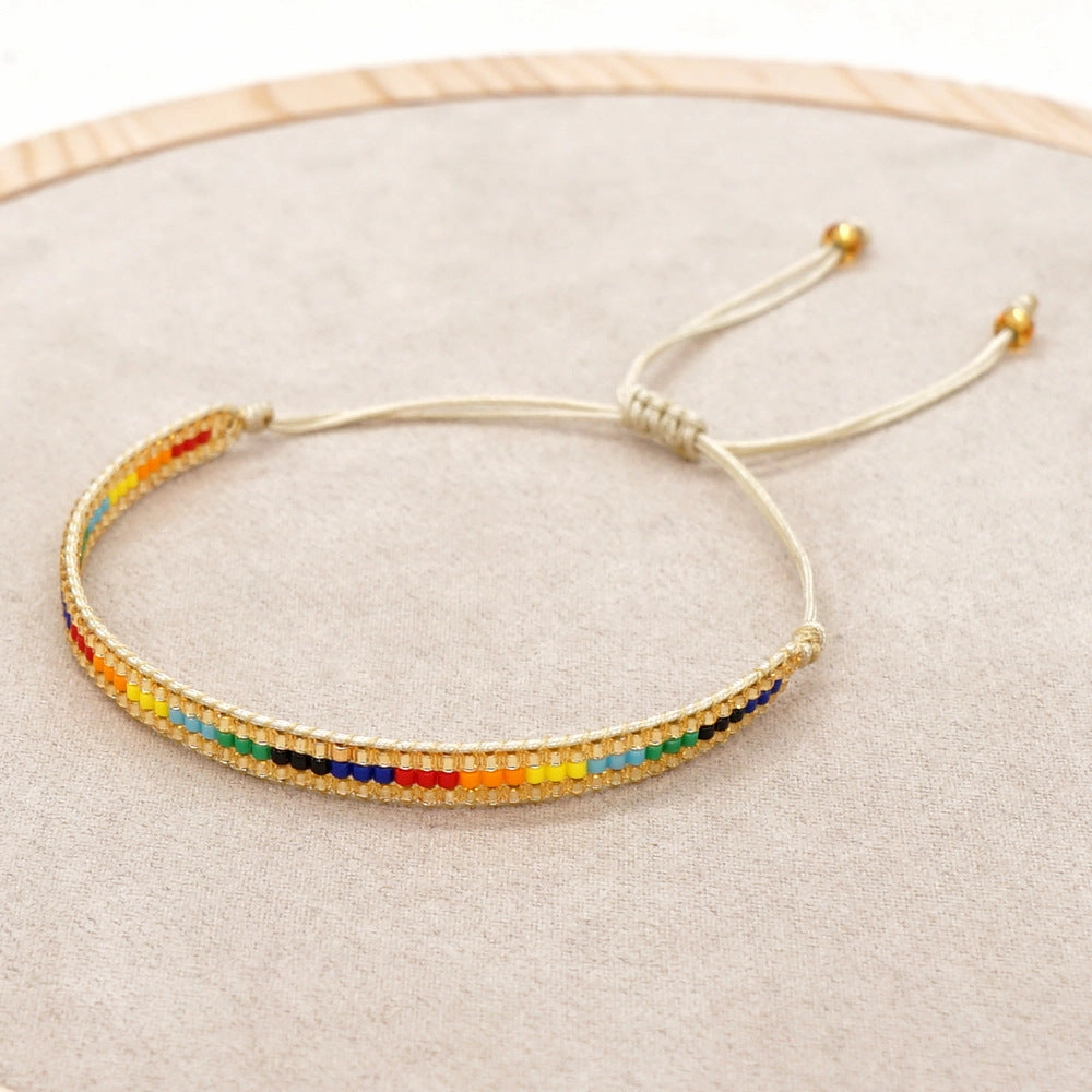 Wholesale Bohemian Daisy Tila Beads Bracelet