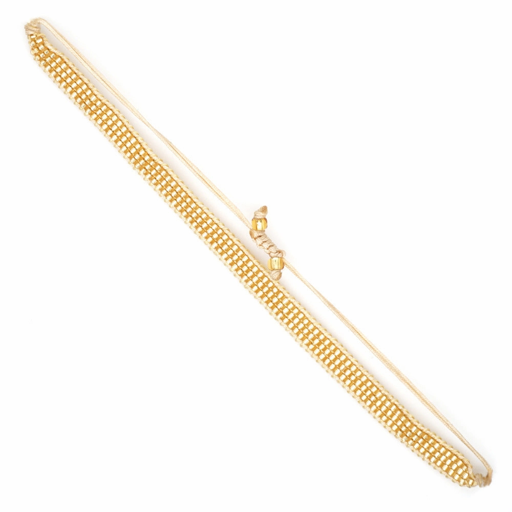 Wholesale Bohemian Devil Eye Tassel Miyuki Beads Bracelet