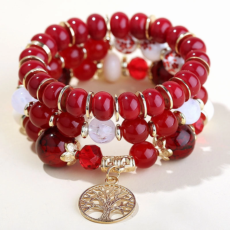 Wholesale Bohemian Ethnic Colorblock Alloy Bracelet