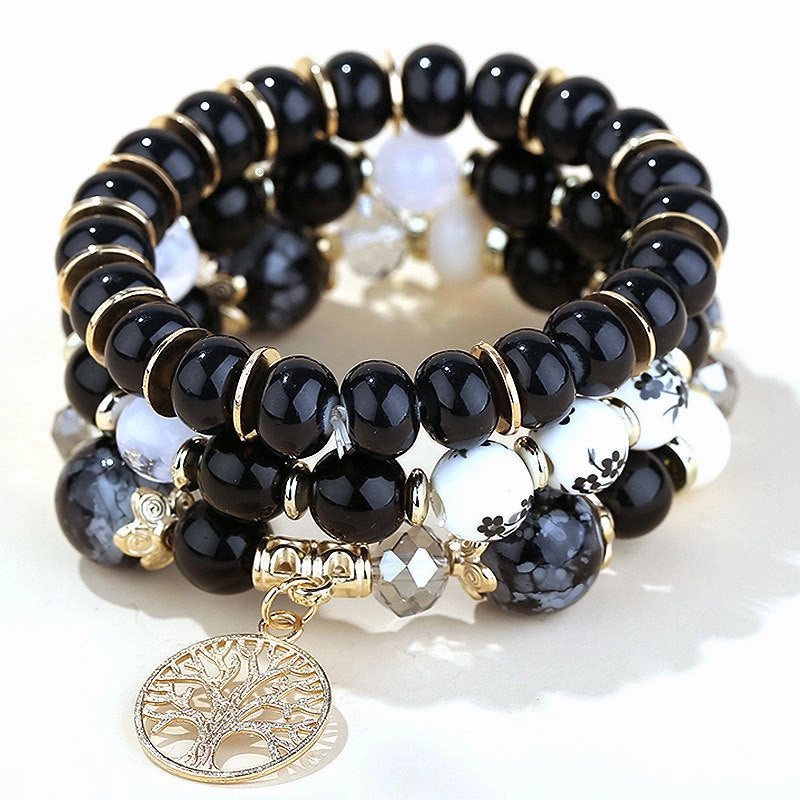 Wholesale Bohemian Ethnic Colorblock Alloy Bracelet