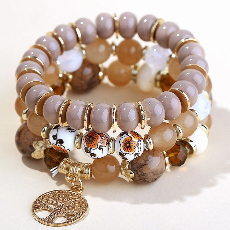 Wholesale Bohemian Ethnic Colorblock Alloy Bracelet