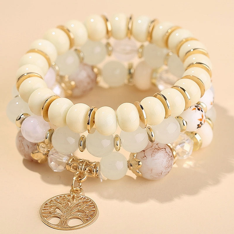 Wholesale Bohemian Ethnic Colorblock Alloy Bracelet