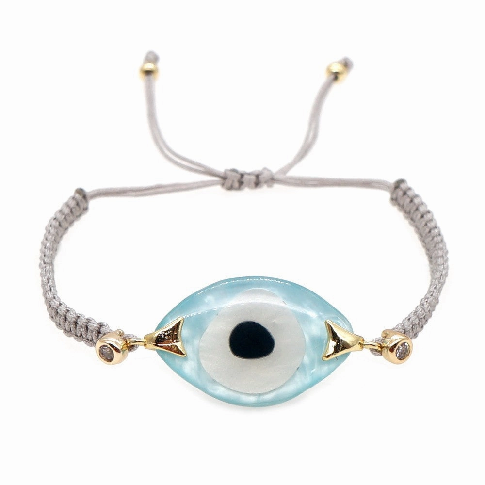 Wholesale Bohemian Ethnic Evil Eye Glass Bracelet