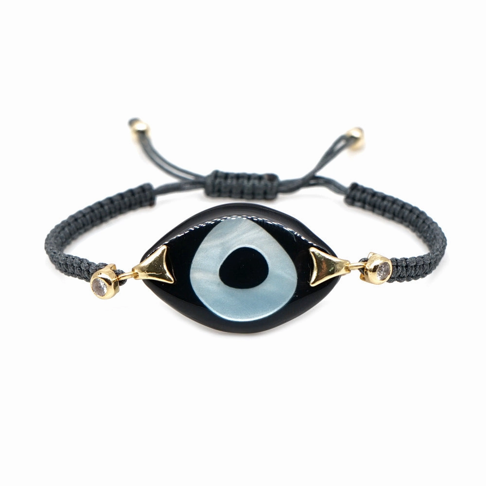 Wholesale Bohemian Ethnic Evil Eye Glass Bracelet