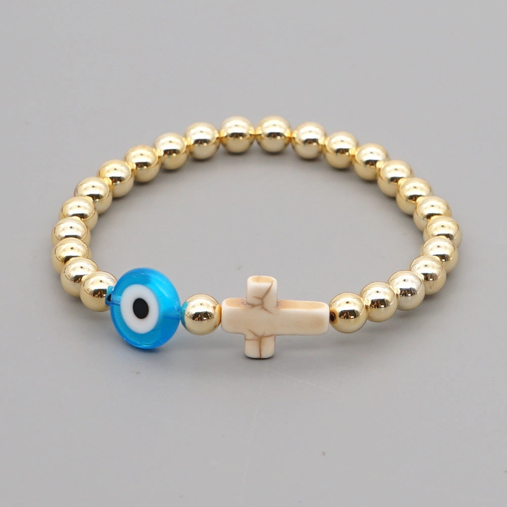 Wholesale Bohemian Ethnic Eyes Glass Bracelet