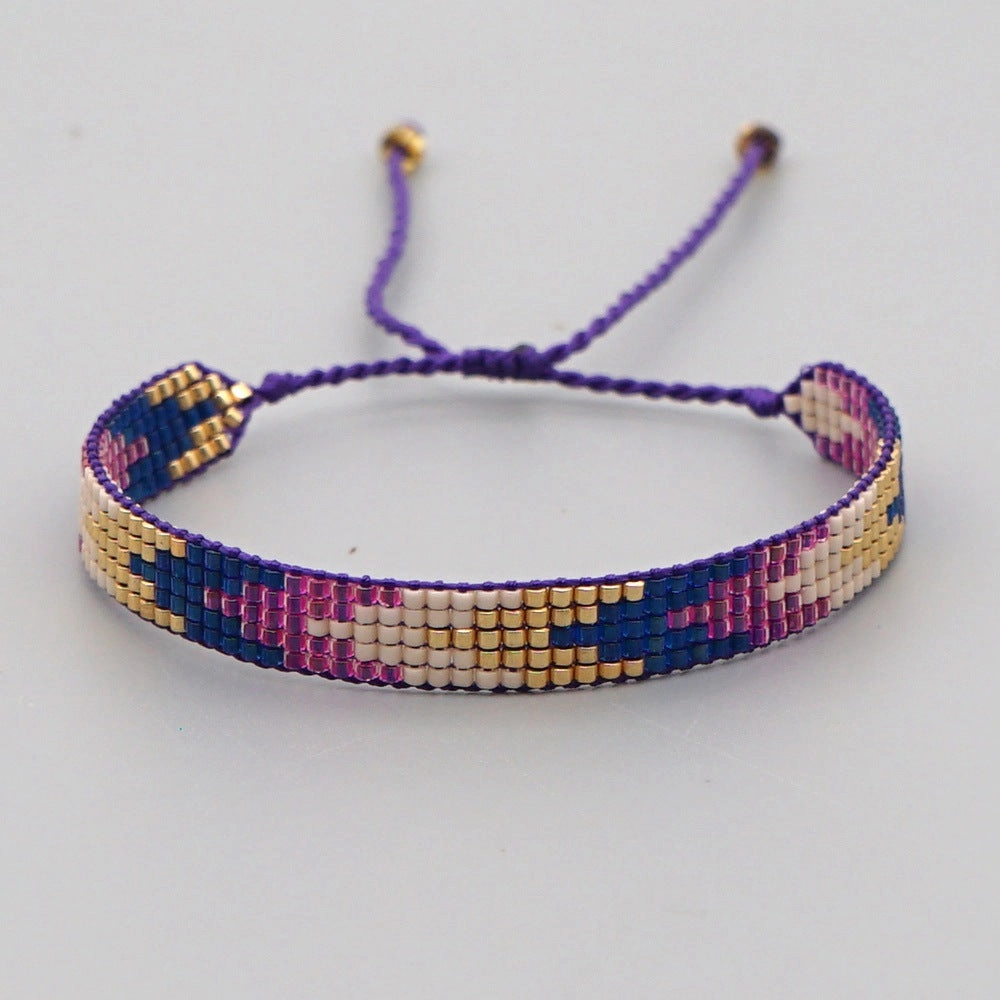 Wholesale Bohemian Ethnic Glass Bracelet