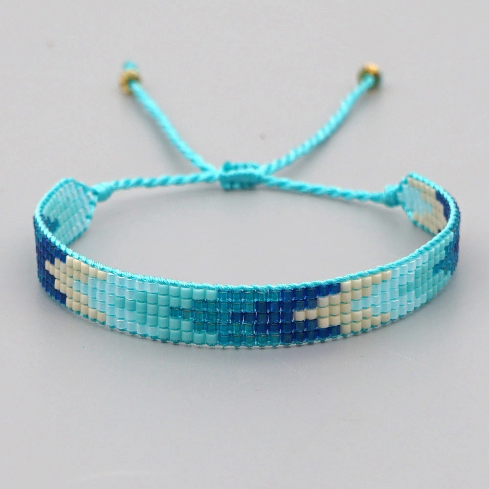 Wholesale Bohemian Ethnic Glass Bracelet