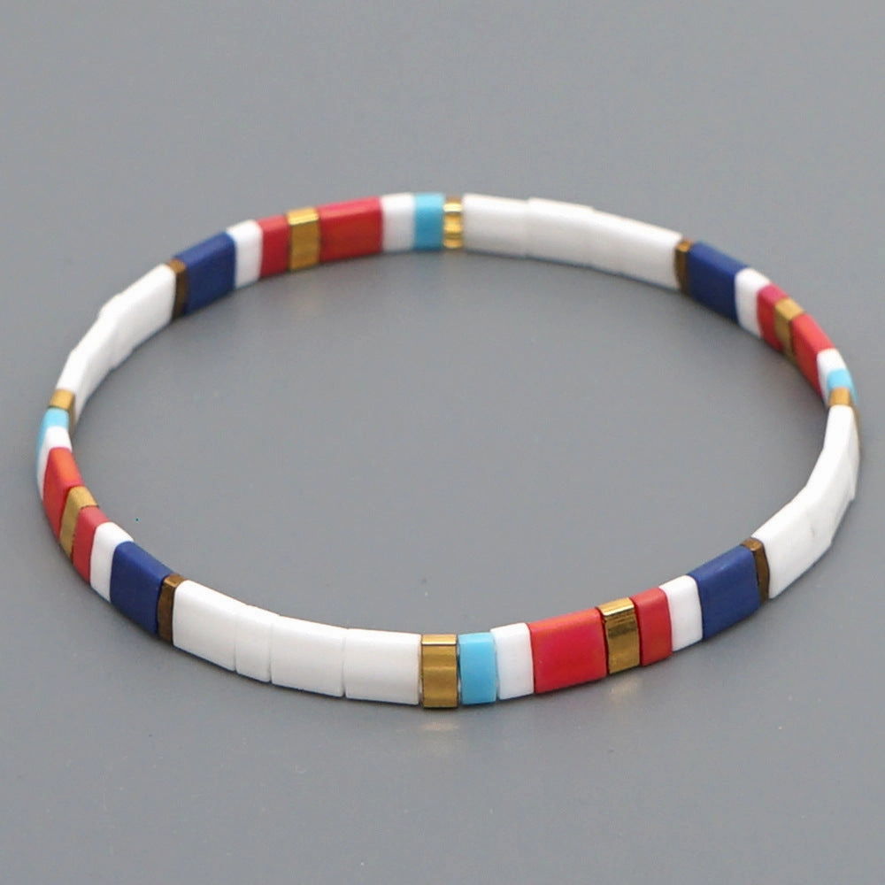 Wholesale Bohemian Ethnic Glass Bracelet