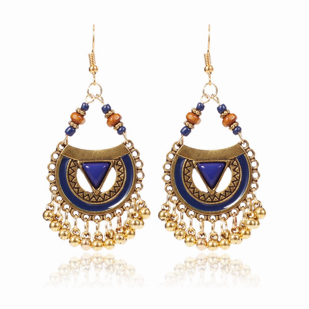 Wholesale Bohemian Ethnic Style Alloy Earrings
