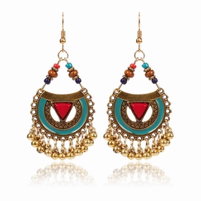 Wholesale Bohemian Ethnic Style Alloy Earrings