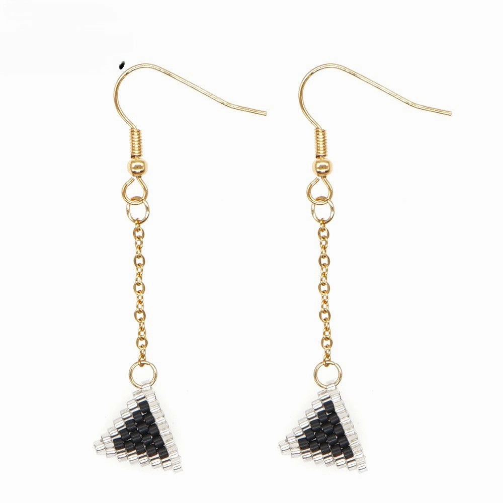 Wholesale Bohemian Ethnic Style Rice Beads Earrings