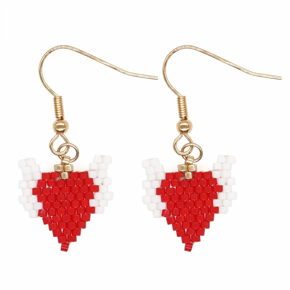 Wholesale Bohemian Ethnic Style Rice Beads Earrings