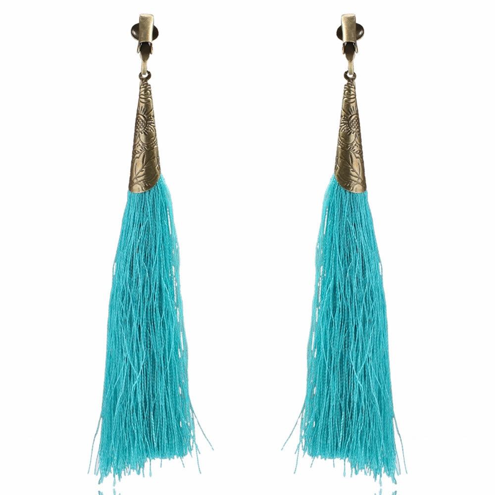 Wholesale Bohemian Fabric Ear Clips