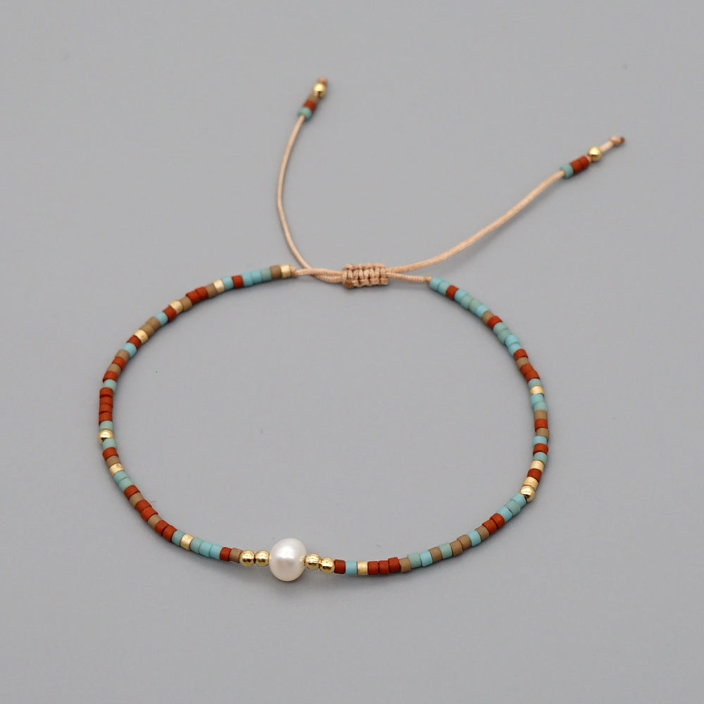Wholesale Bohemian Freshwater Pearl Shell Bracelet