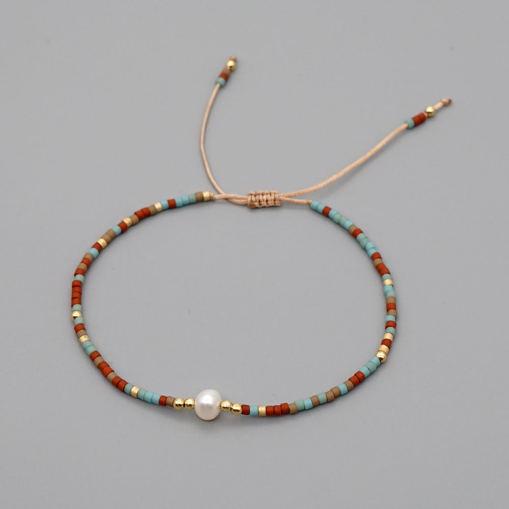 Wholesale Bohemian Freshwater Pearl Shell Bracelet