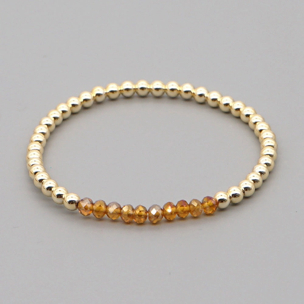 Wholesale Bohemian Gold Fastener Beads Bracelet