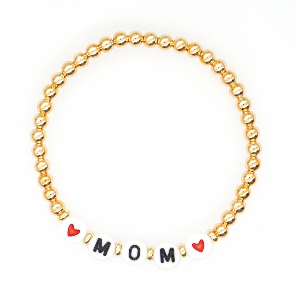 Wholesale Bohemian Gold Plated Acrylic Bracelet