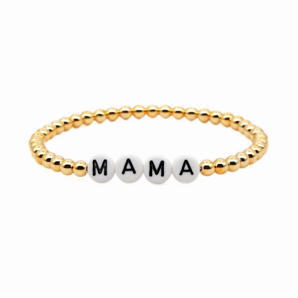 Wholesale Bohemian Gold Plated Acrylic Bracelet