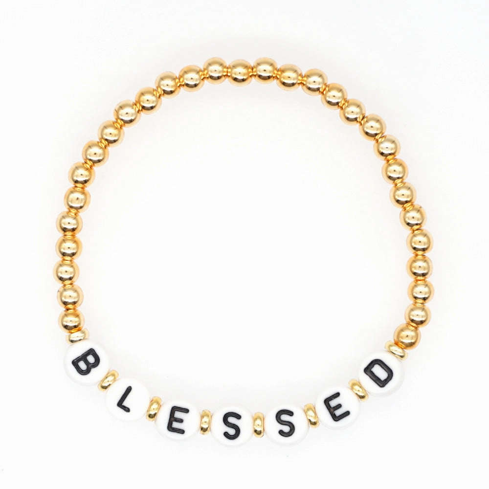 Wholesale Bohemian Gold Plated Acrylic Bracelet