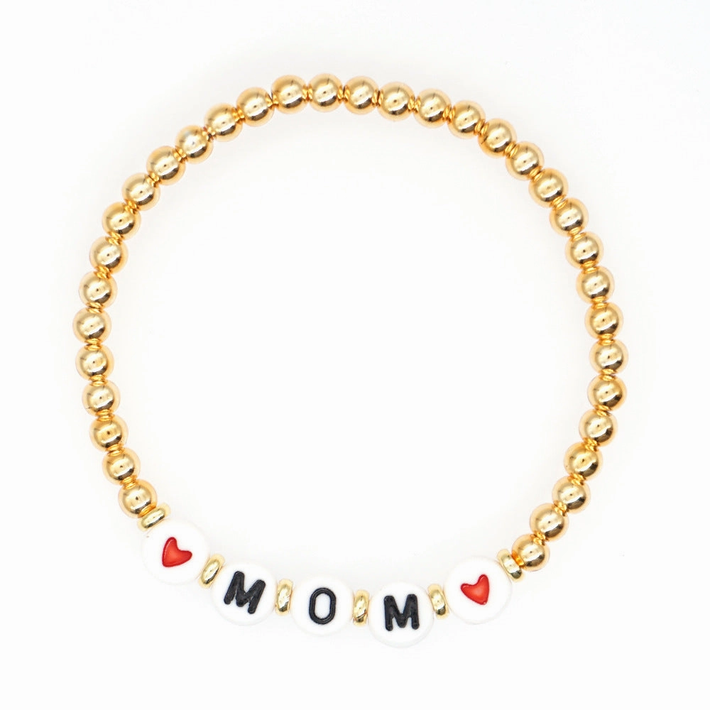Wholesale Bohemian Gold Plated Acrylic Bracelet
