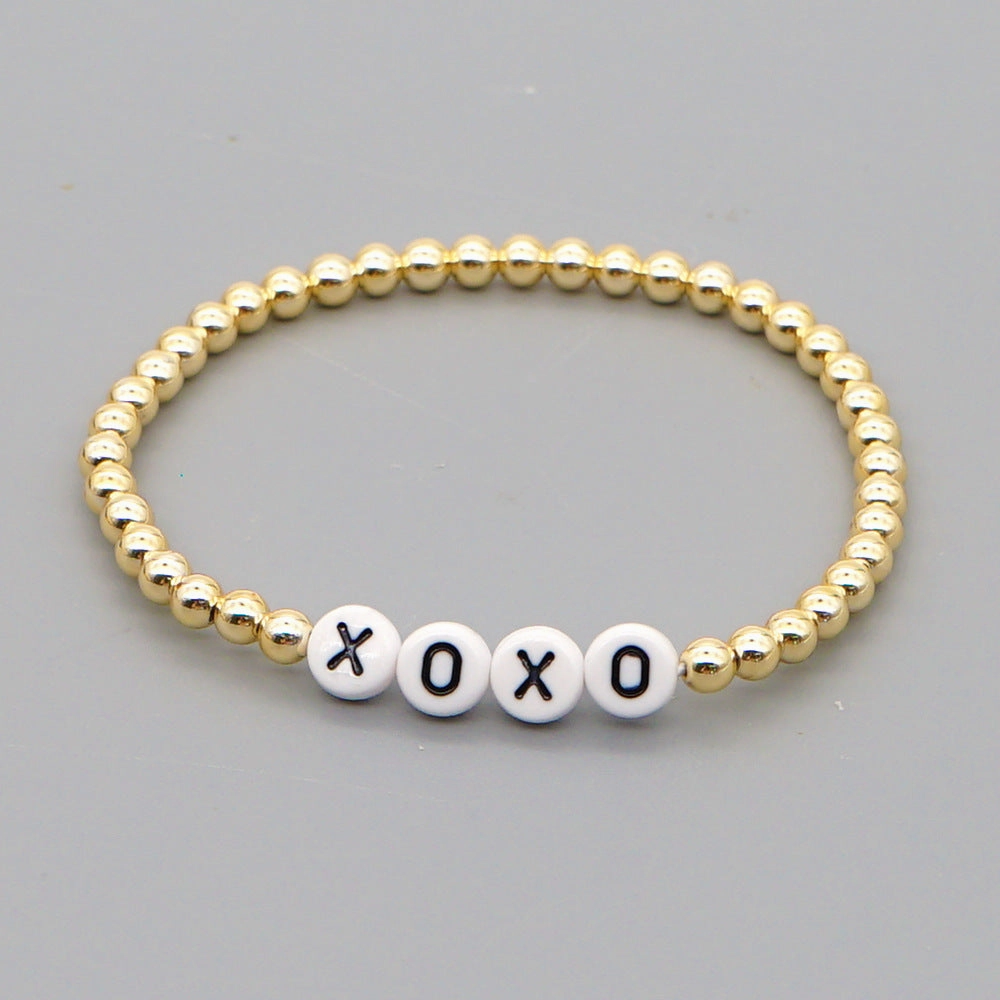 Wholesale Bohemian Gold Plated Acrylic Bracelet