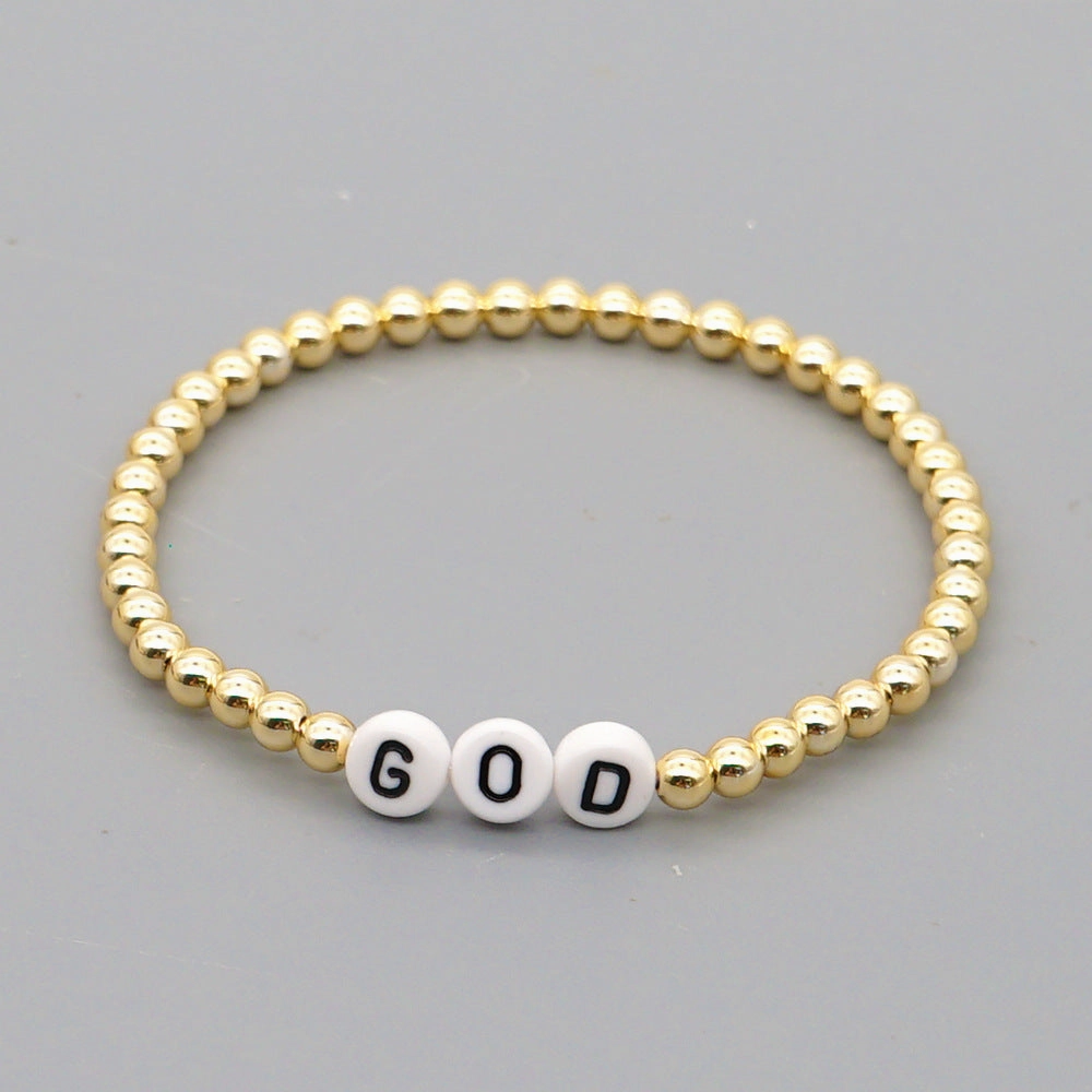Wholesale Bohemian Gold Plated Acrylic Bracelet