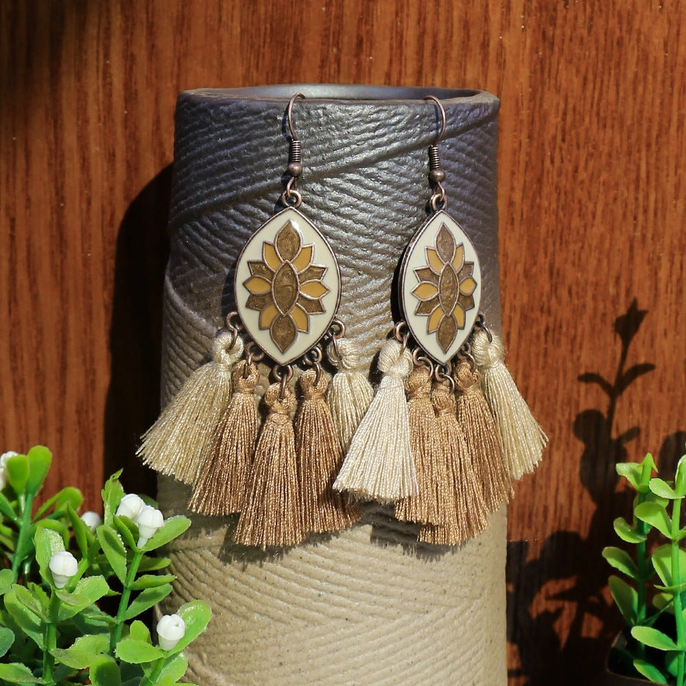 Wholesale Bohemian Hand Made Alloy Earrings