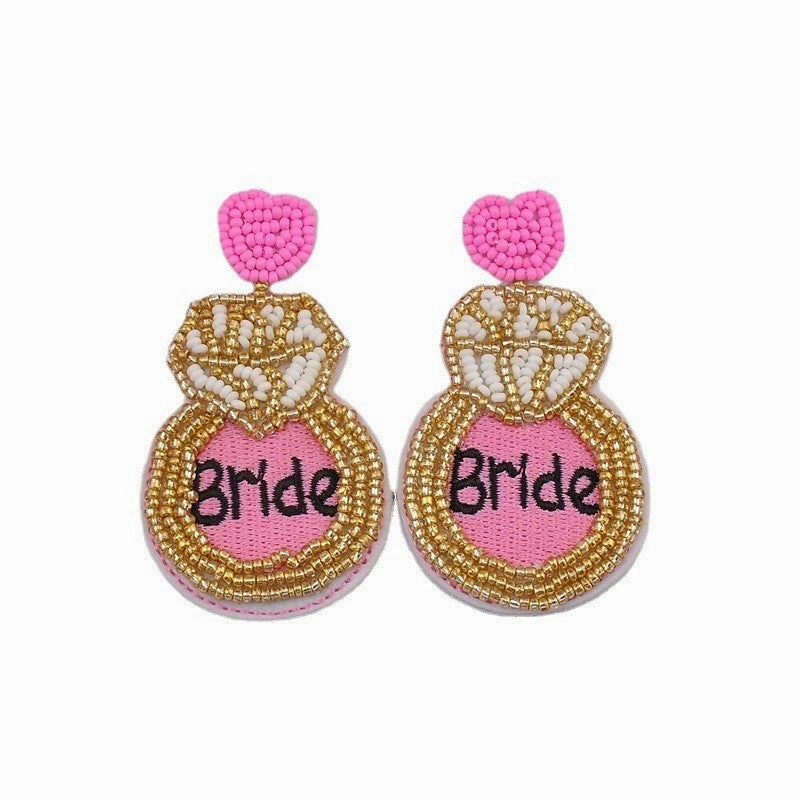 Wholesale Bohemian Handmade Woven Earrings