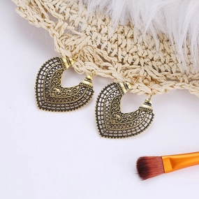 Wholesale Bohemian Heart Alloy Earrings