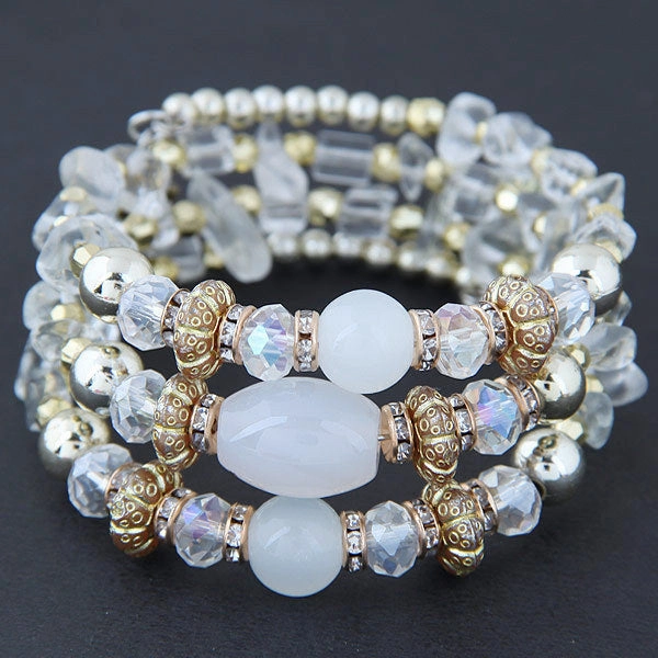 Wholesale Bohemian Kaurolite Crystal Alloy Bracelet