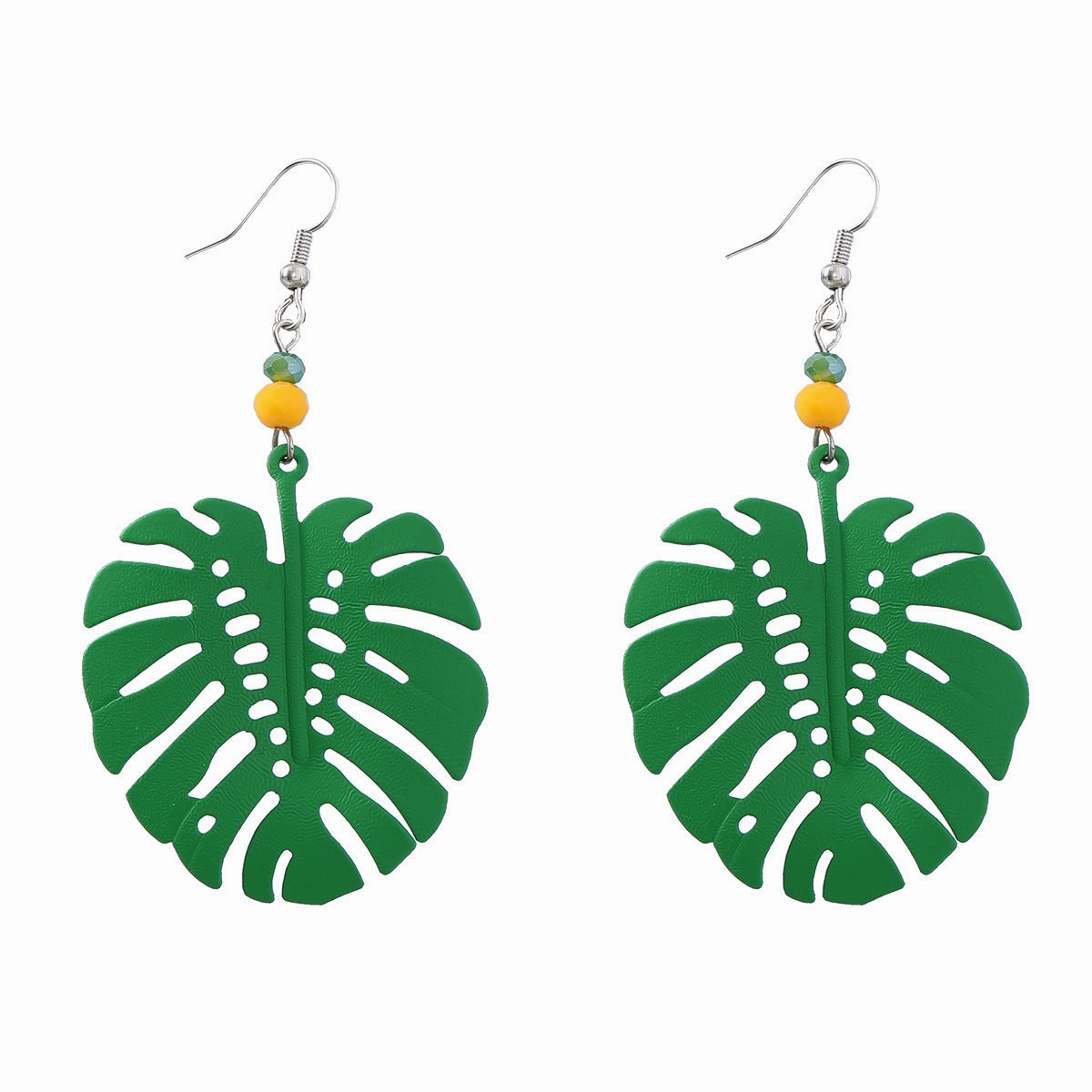 Wholesale Bohemian Leaf Alloy Earrings