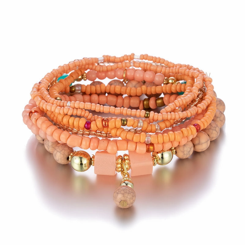Wholesale Bohemian Multi-layer Creative Beaded Bracelet