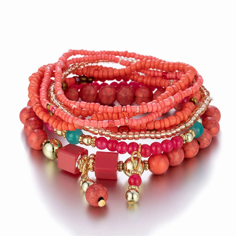 Wholesale Bohemian Multi-layer Creative Beaded Bracelet