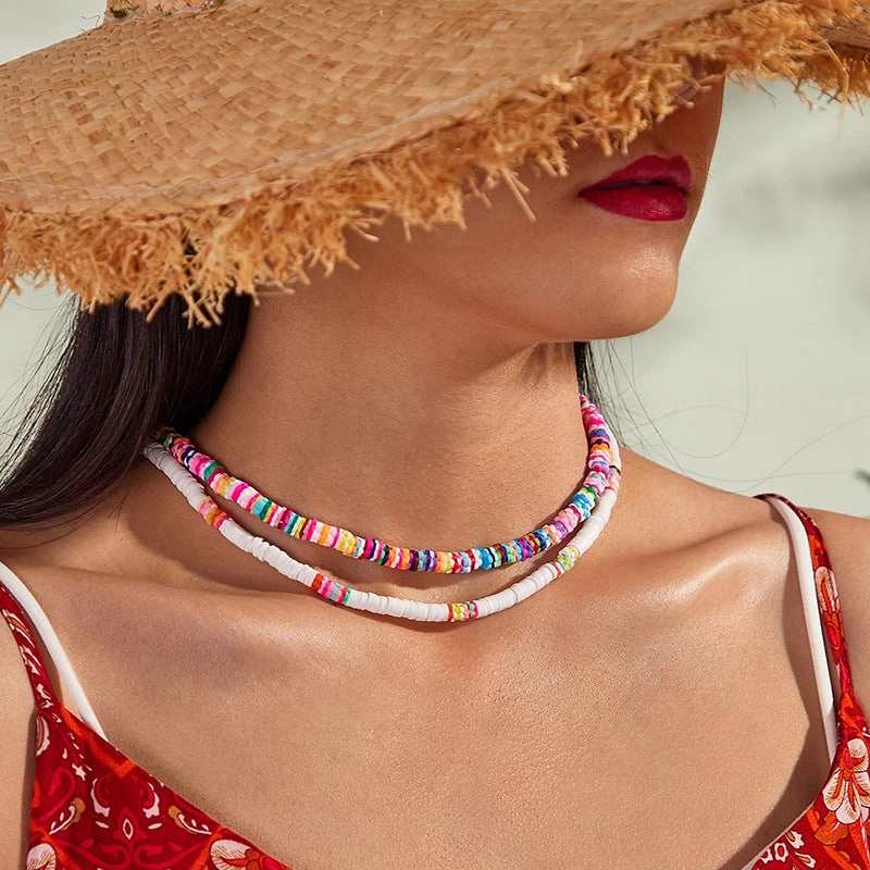 Wholesale Bohemian Multicolored Smoky Necklaces