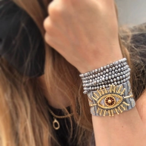 Wholesale Bohemian Multilayer Crystal Miyuki Beads Bracelet