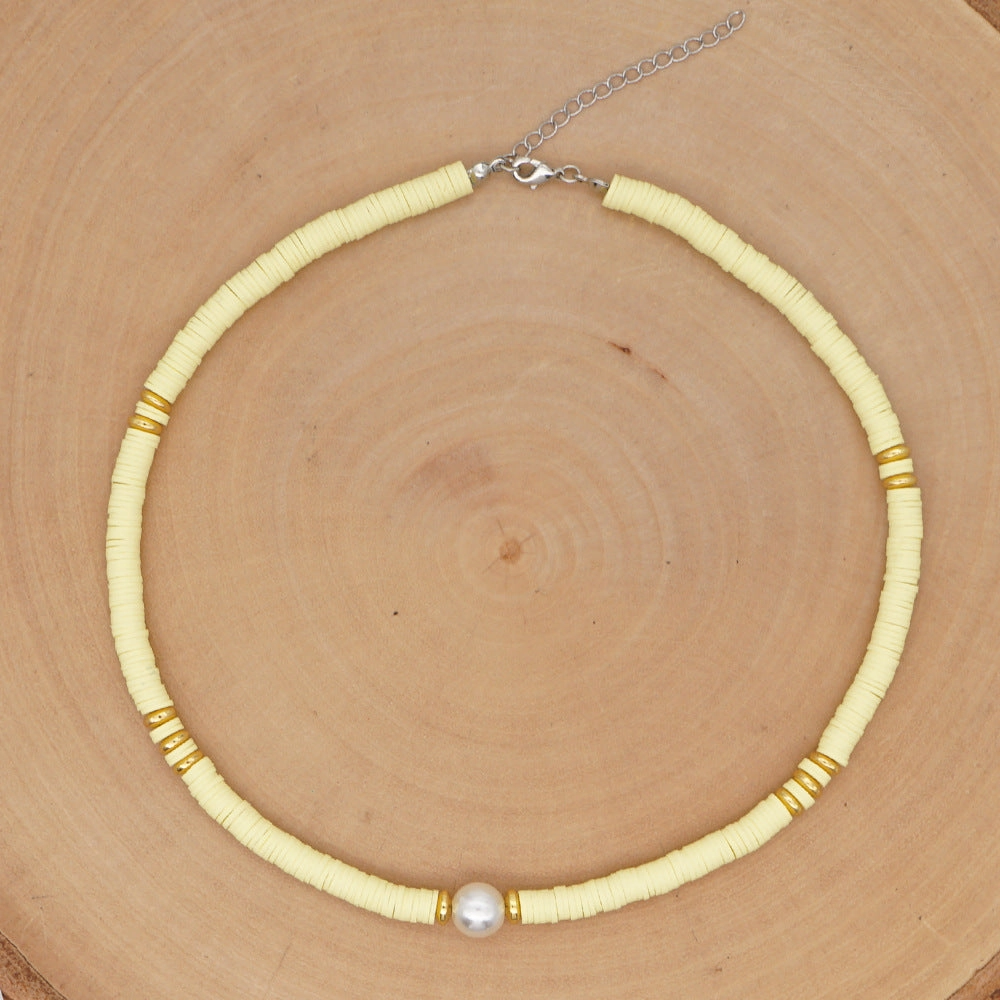 Wholesale Bohemian Polyfoam Pearl Necklace